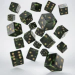 Q Workshop Dice Set – Green D6 Full Pack 20-Piece 16 mm 4