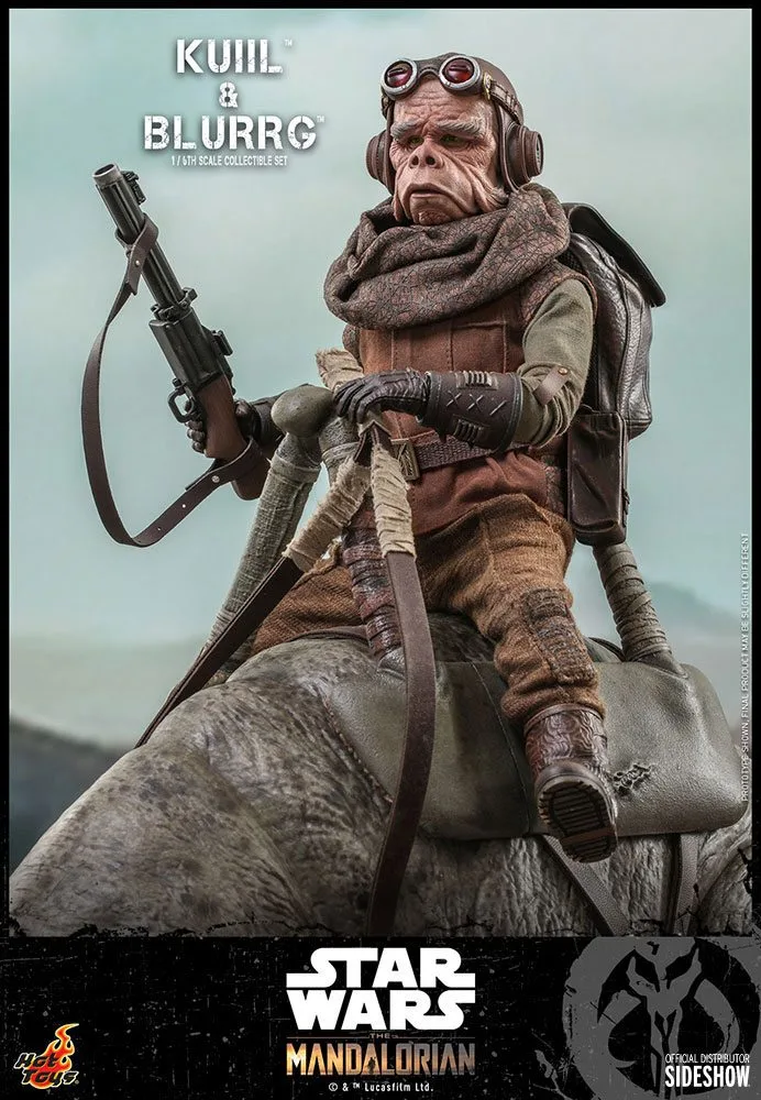 Star Wars Action Figure Set – Mandalorian Kuiil & Blurrg 1/6 37 cm 9