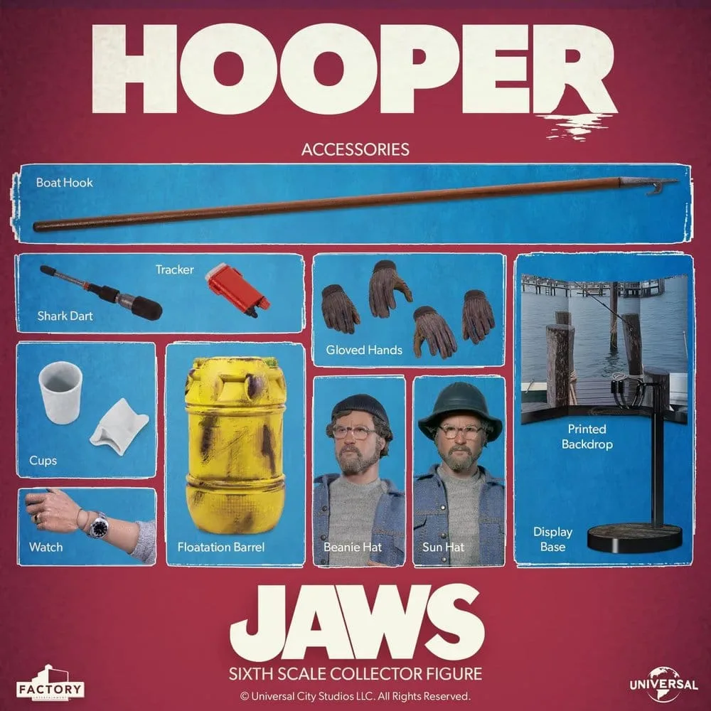 Jaws Action Figure – Hooper 1/6 Scale 30 cm 4