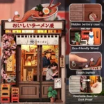 Miniature House Model Kit – CuteBee Oishii Kyoto 22 x 13 cm 8