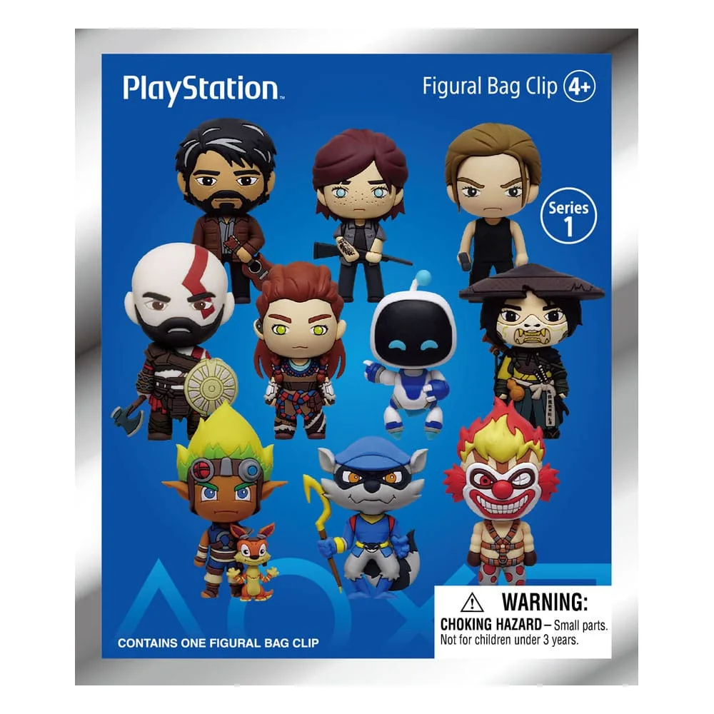 PlayStation Bag Clips – Series 1 Display of 24 2