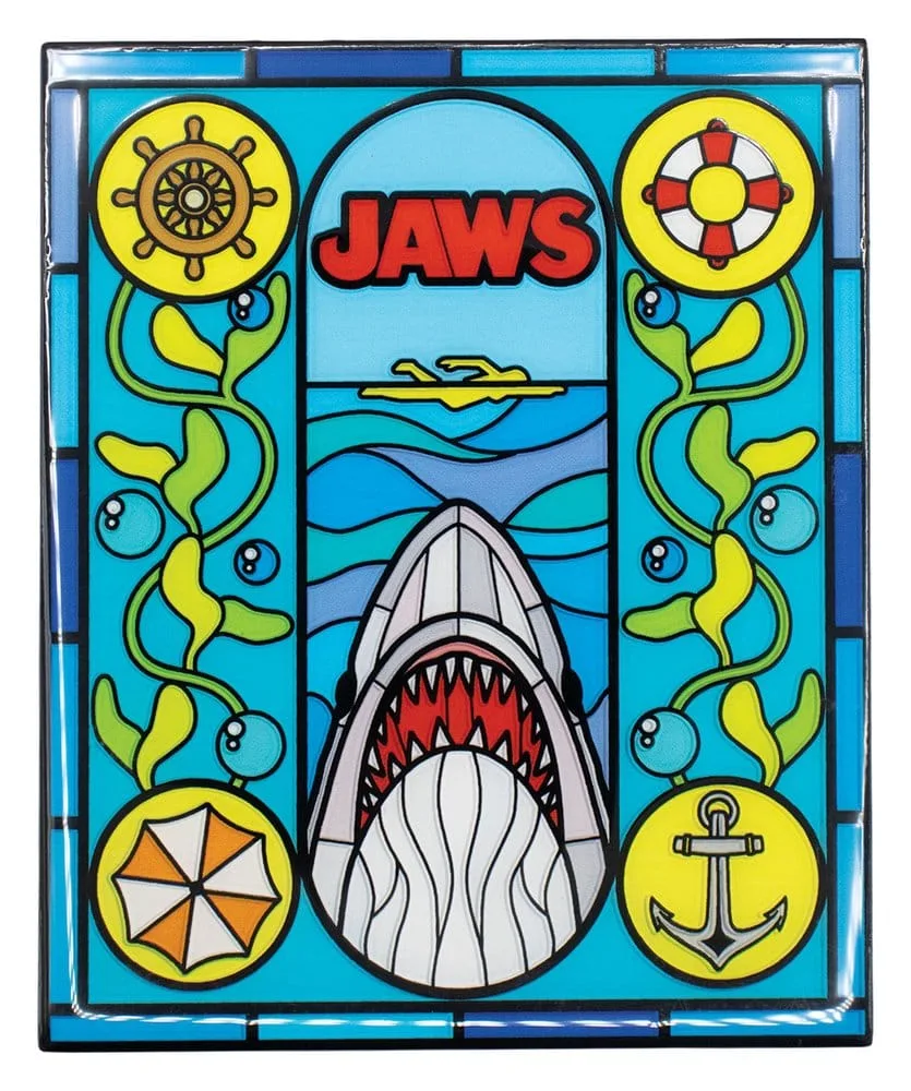Jaws Metal Ingot – Stained Glass Style Limited Edition 10 x 8 cm