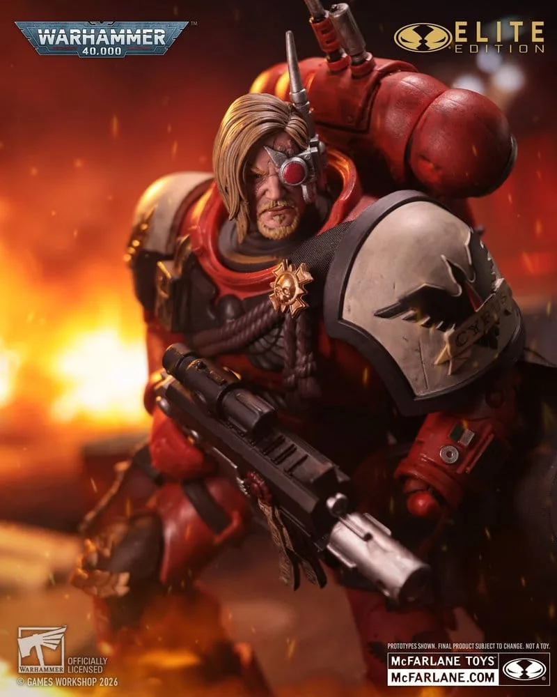 Warhammer 40,000 Action Figure – Captain Cyrus Elite Edition 20 cm 12