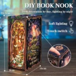 The Grace of Forest Book Nook – Wooden Puzzle 22 x 8 cm 20
