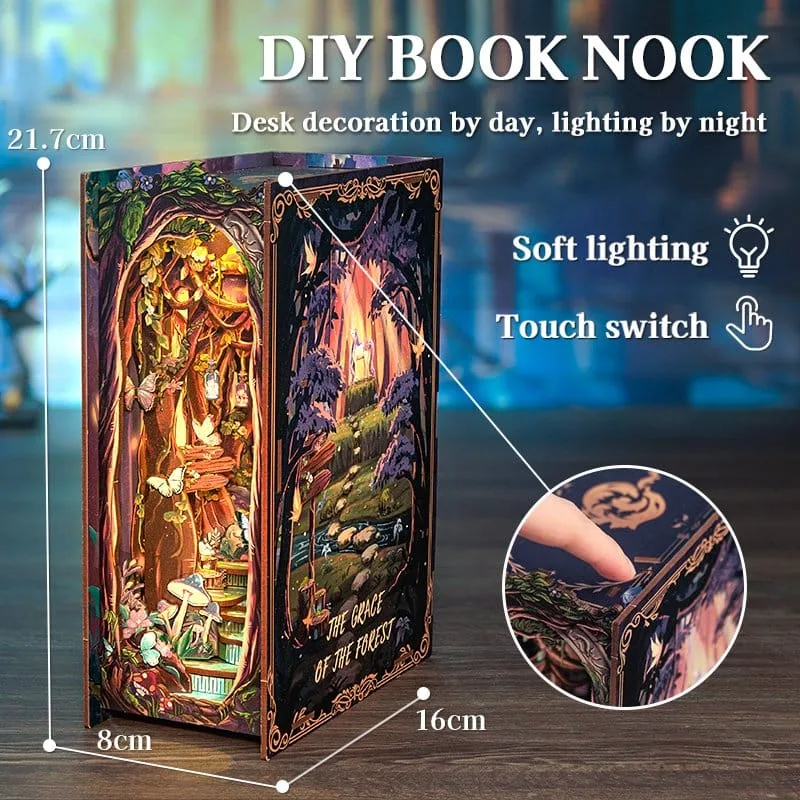 The Grace of Forest Book Nook – Wooden Puzzle 22 x 8 cm 20