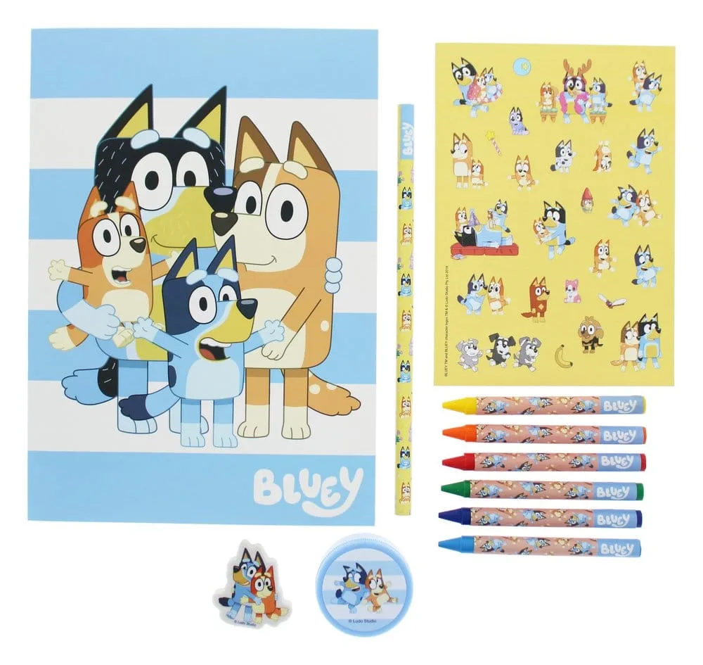 Bluey Stationery Set – 11-Piece Collection