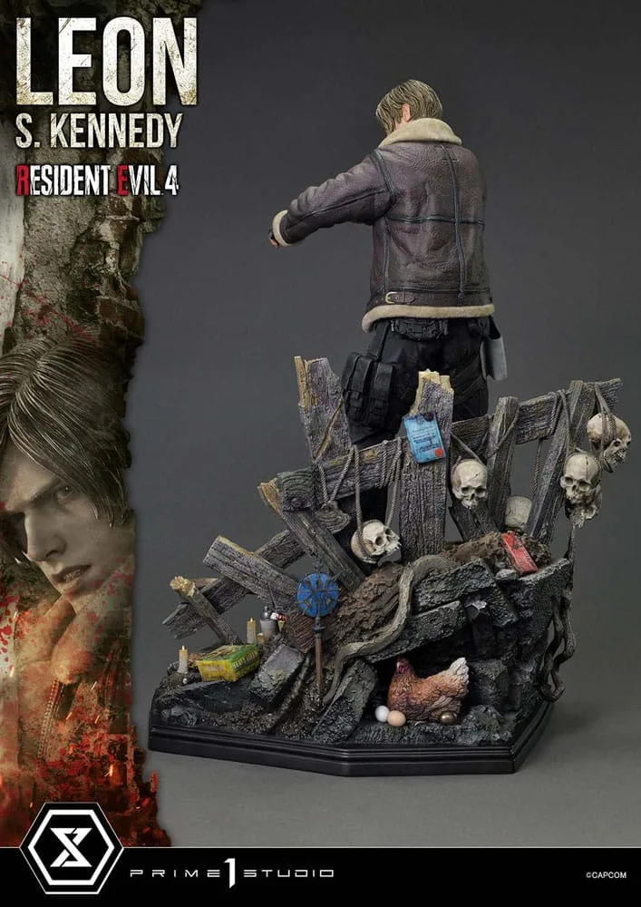 Resident Evil 4 Statue – Leon S. Kennedy Bonus Version 64 cm 22