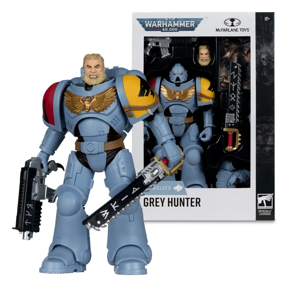 Warhammer 40,000 Action Figure – Space Wolves Grey Hunter 18 cm 4