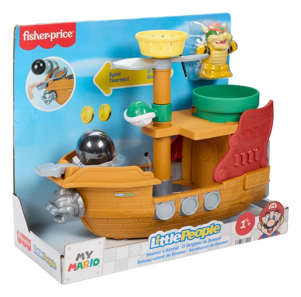 Super Mario Speelset – Little People Bowser's Airship 7