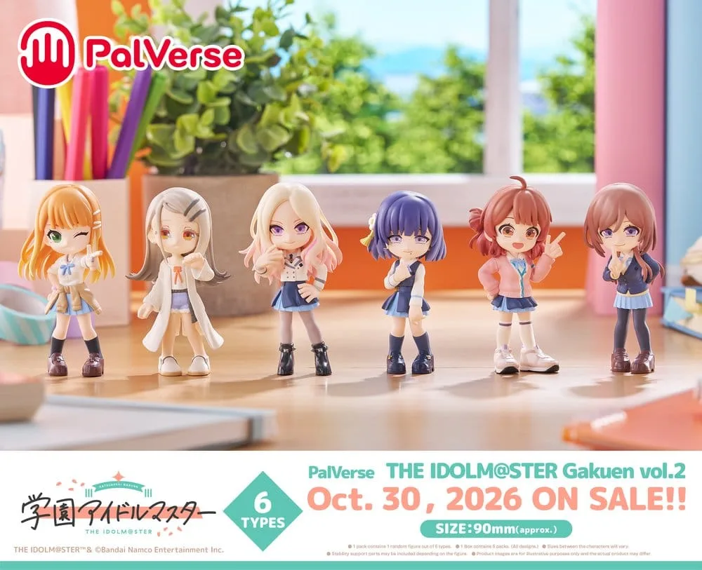 The Idolmaster minifiguren – PalVerse Vol 2 display 6 stuks 18
