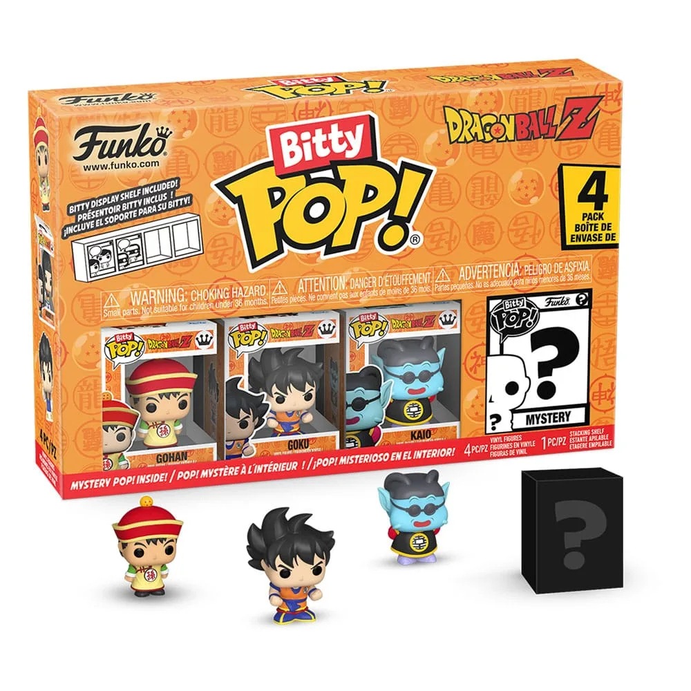 Dragon Ball Vinyl Figure 4-Pack – Bitty Pop Series 1 2.5 cm