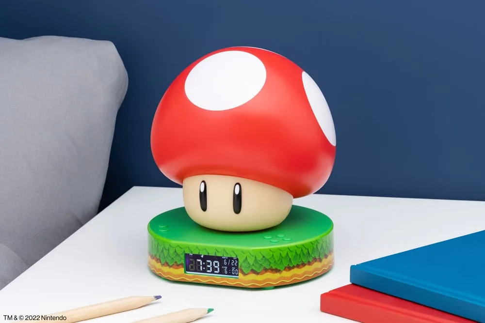 Super Mario Alarm Clock – Mushroom 14 cm 2