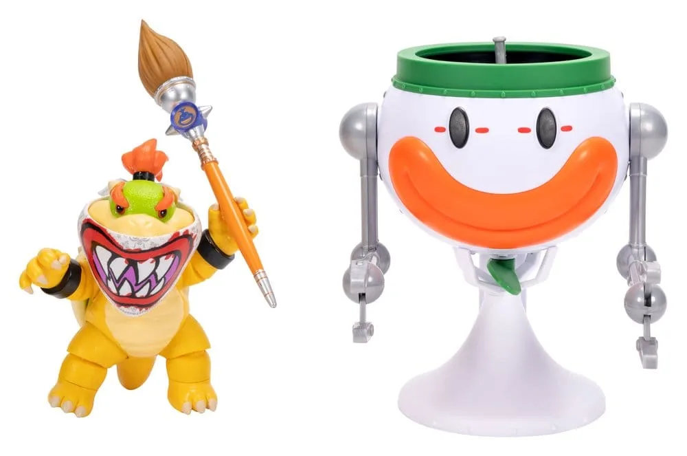 Super Mario Galaxy Movie Figure – Bowser Jr. with Clown Car 13 cm 3