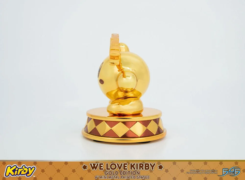 Kirby Die-Cast Statue – We Love Gold Edition 10 cm 9