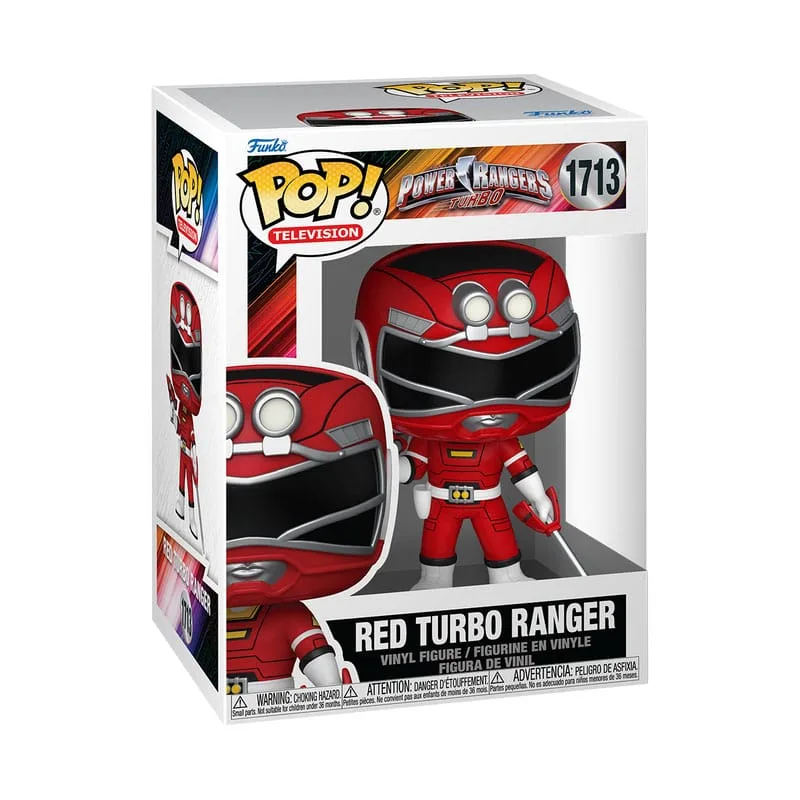 Power Rangers Vinyl Figure – Tommy Turbo Red Ranger POP 9 cm 2