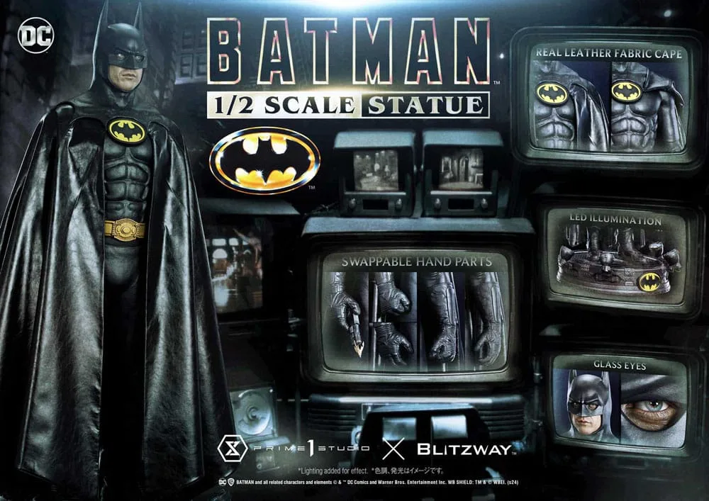 Batman Beeld – Michael Keaton 1989 schaal 1/2 106 cm 2