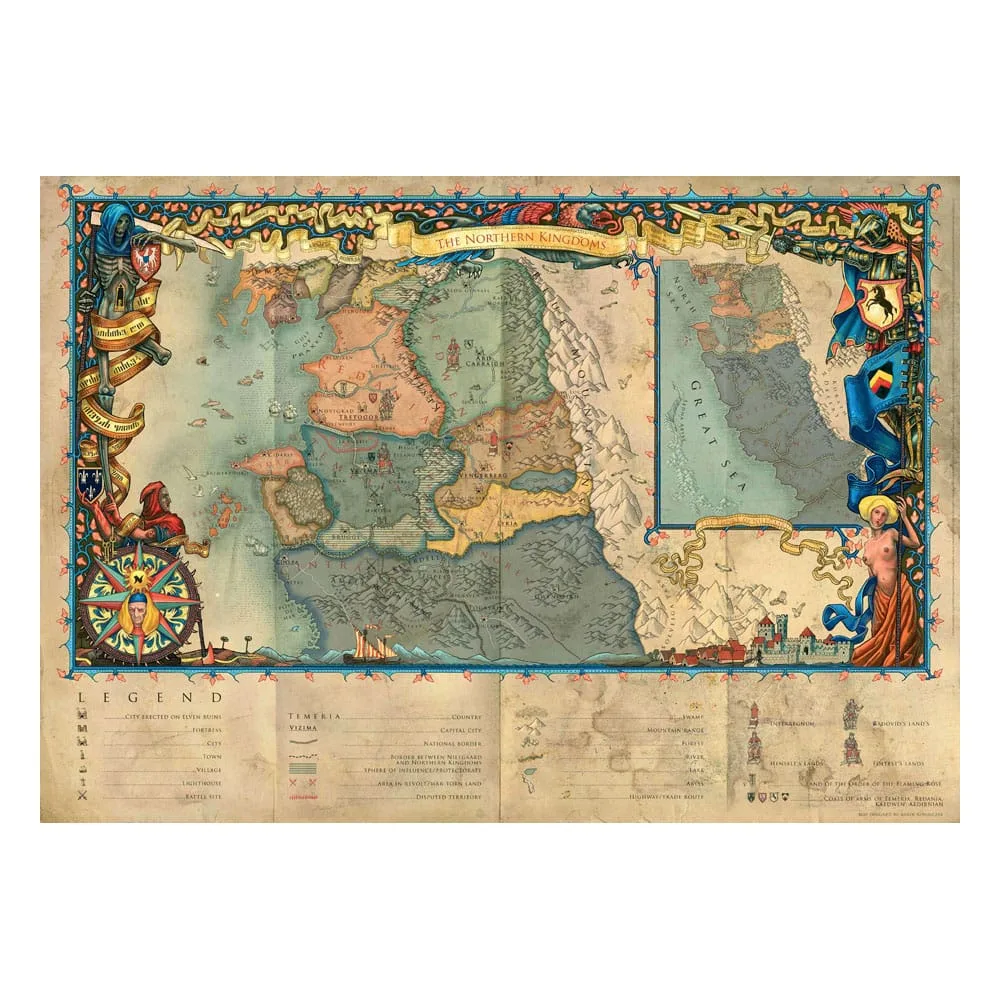 The Witcher 3 Puzzle – The Northern Kingdoms 1000 Pieces 8