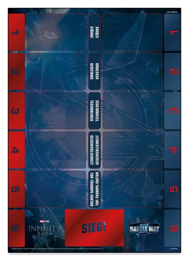 Marvel Board Game – Top Trumps BattleMat German Edition 2