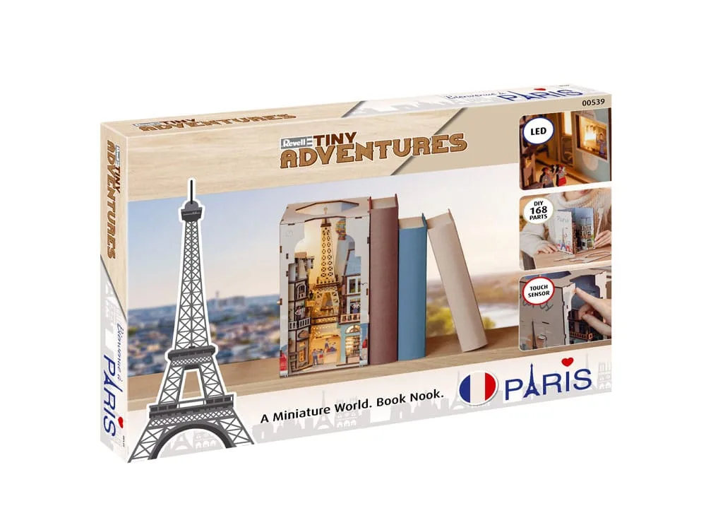 Paris Book Nook Diorama Kit – Tiny Adventures 23 cm 9