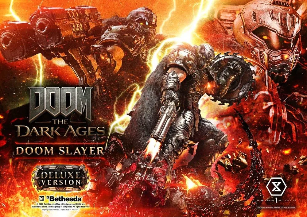 DOOM The Dark Ages Statue – Slayer Deluxe 1/4 77 cm 2