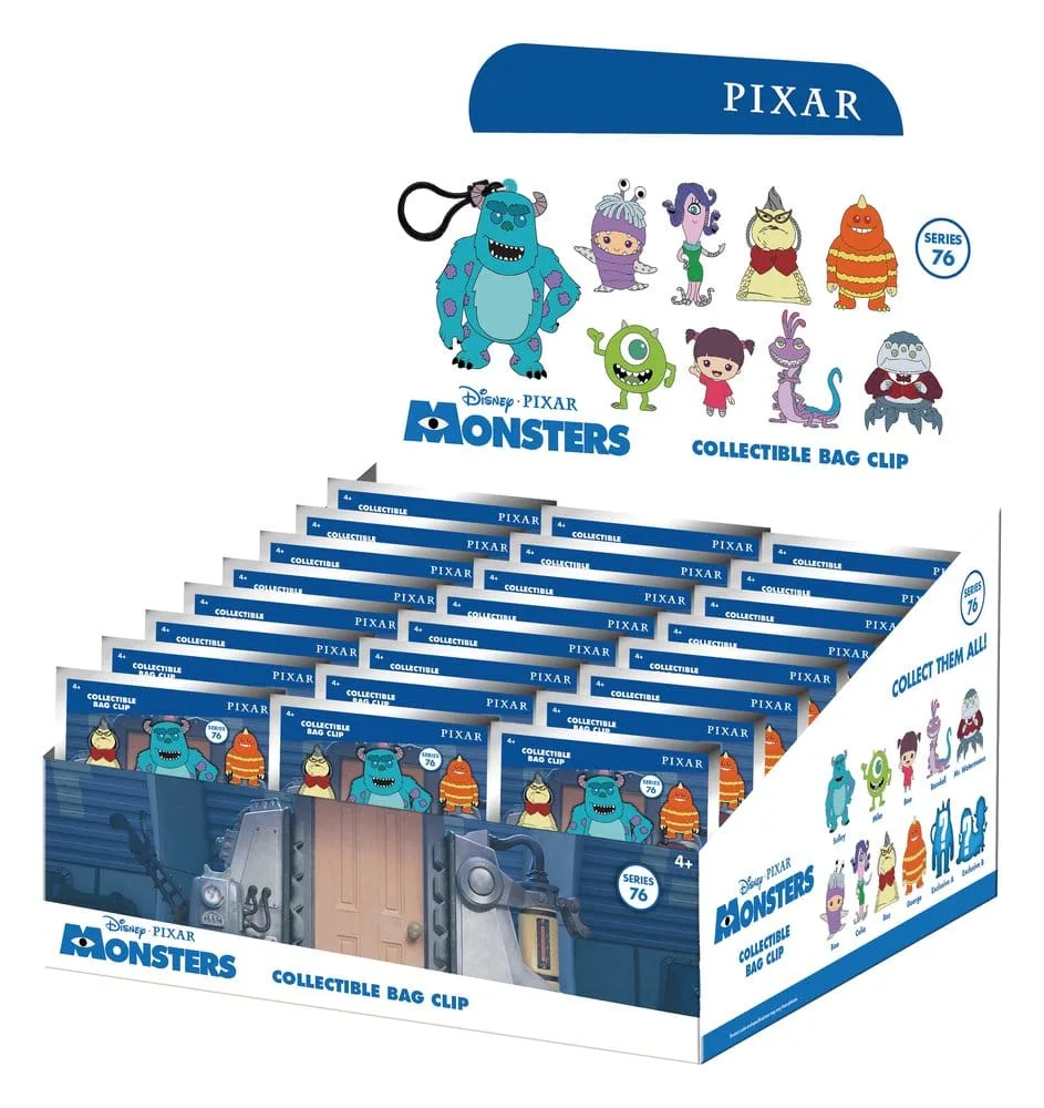 Monsters Inc Bag Clips – 15th Anniversary Series 76 Display of 24