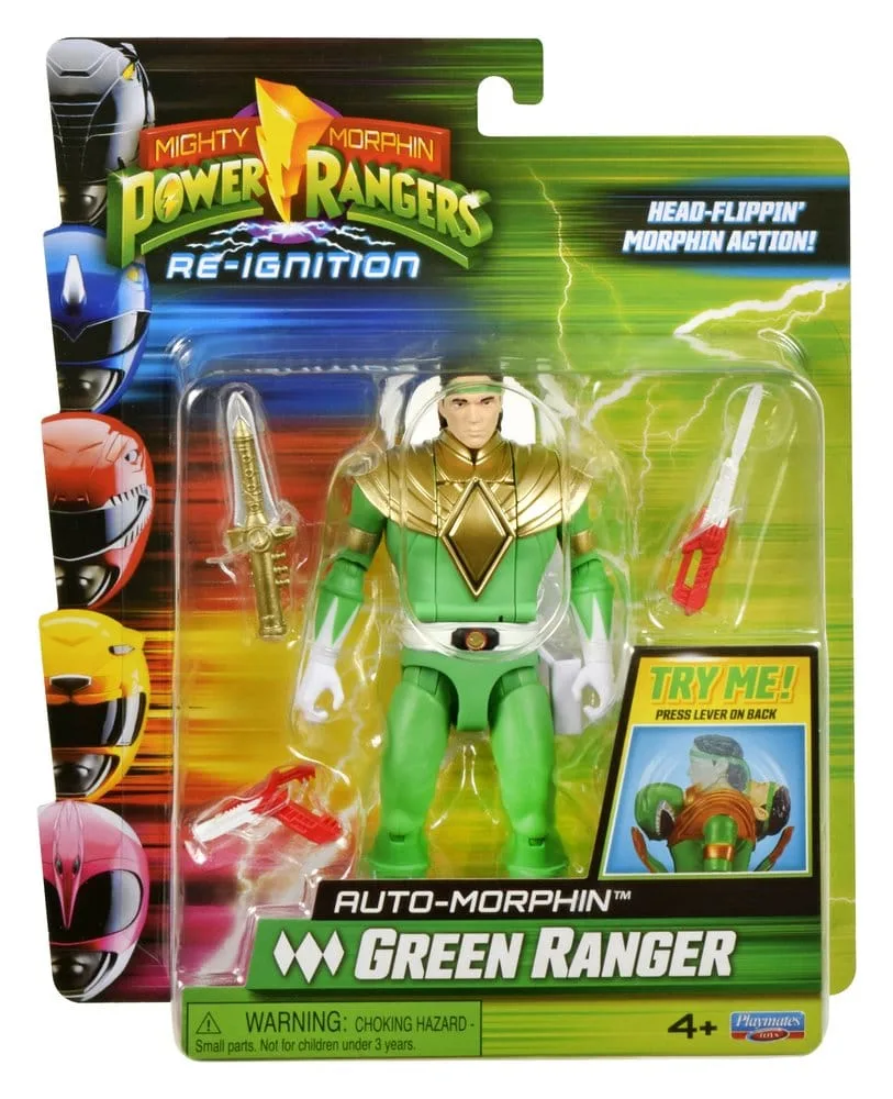 Power Rangers Action Figure – Auto-Morphin Green Ranger 15 cm 2