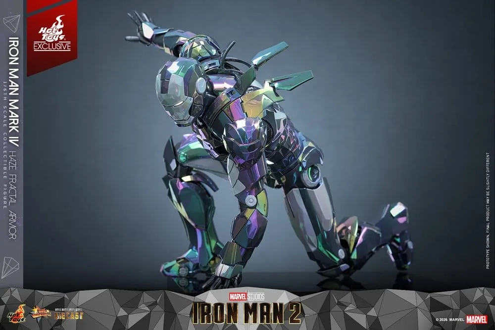 Iron Man 2 Action Figure – Mark IV Haze Fractal Armor 33 cm 9