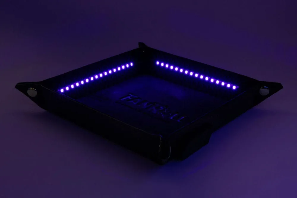 FanRoll Dice Tray – Black Shadowlight 30 cm 6