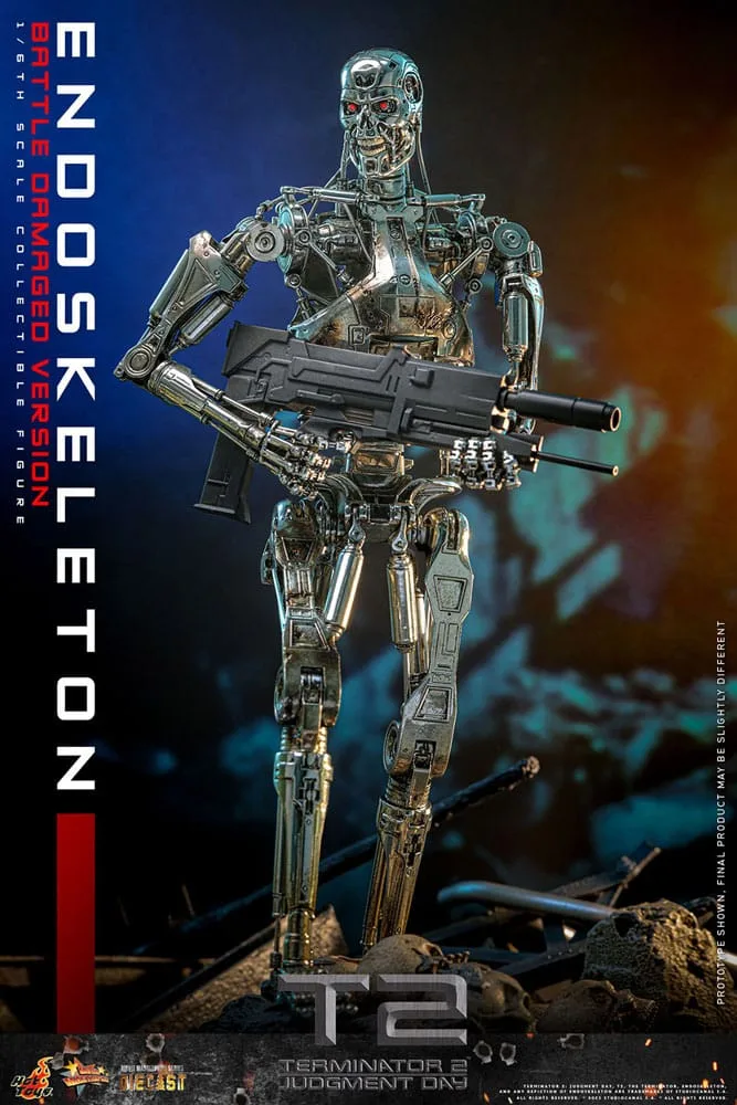 Terminator 2 Figure – Battle-Damaged Endoskeleton 1/6 31 cm 3