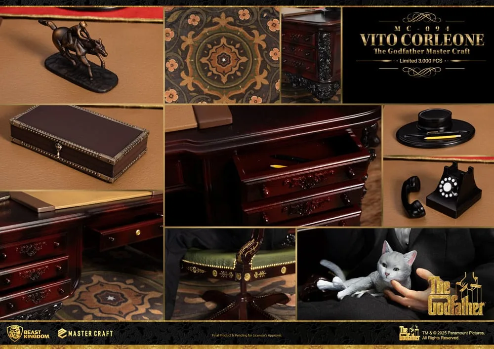 The Godfather Statue – Vito Corleone Master Craft 31 cm 7
