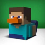 Minecraft PVC Figure – Steve Tubbz 1st Edition 10 cm 3