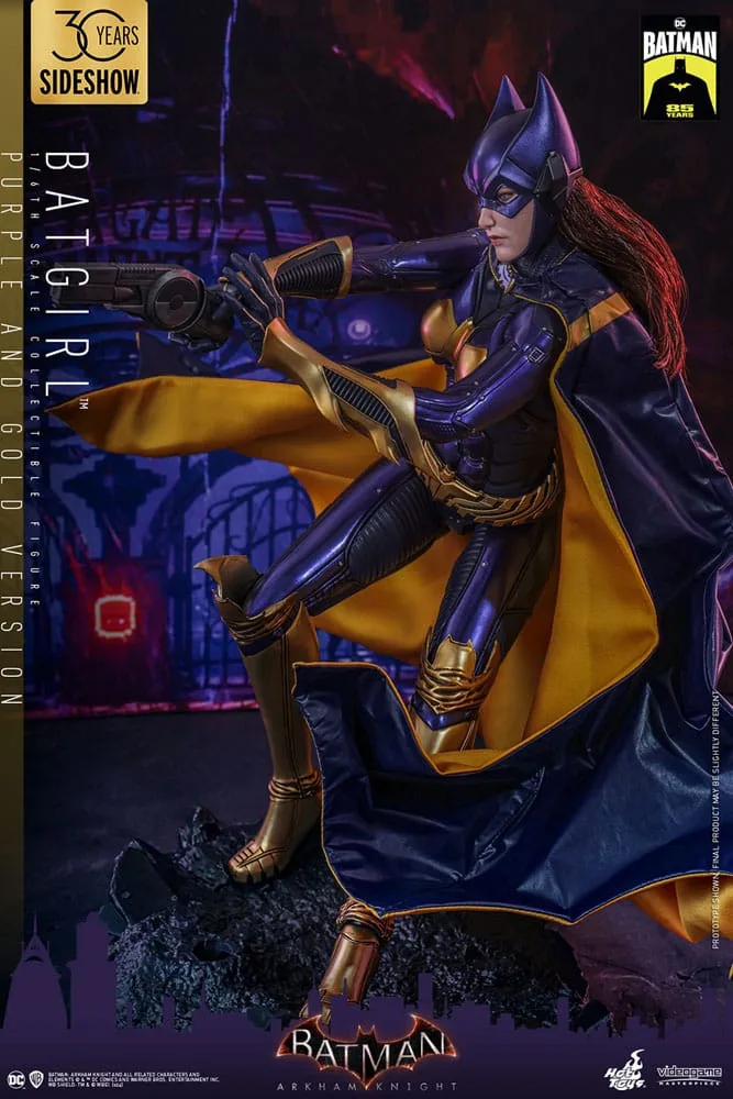 Batman Arkham Knight Action Figure – Batgirl Purple and Gold 30 cm 12
