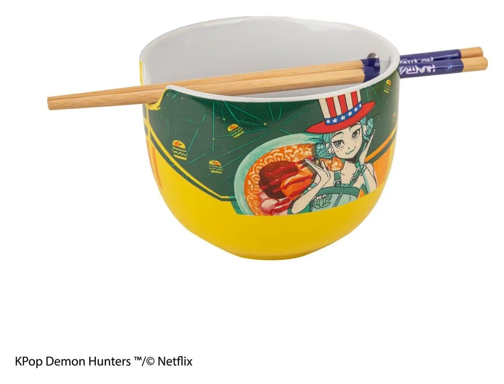 KPop Demon Hunters Ramen Bowl – Zoey Hamburger 12 x 12 x 10 cm