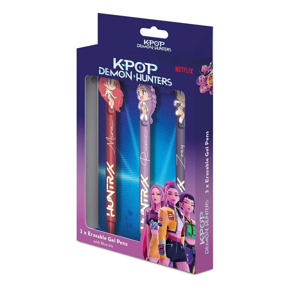 KPop Demon Hunters Gel Pens – Erasable 3-Pack 2
