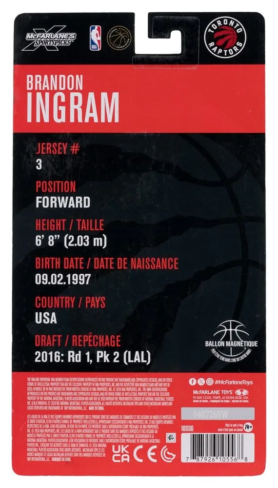 NBA Action Figure – Brandon Ingram Toronto Raptors 16 cm 8