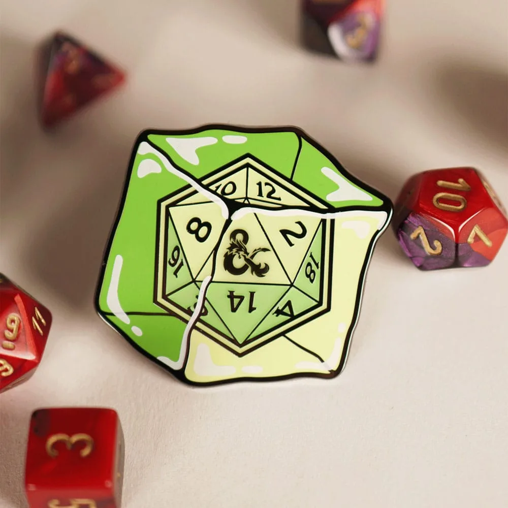 Dungeons & Dragons Pins – Mystery D20 Blind Box Assortment 10-Pack 15