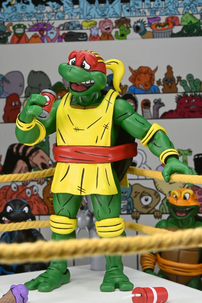 TMNT Action Figures – Stump Wrestling Turtles 4-Pack 18 cm 2