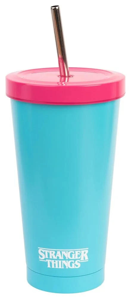 Stranger Things Tumbler – Rink-O-Mania with Straw 550 ml 2