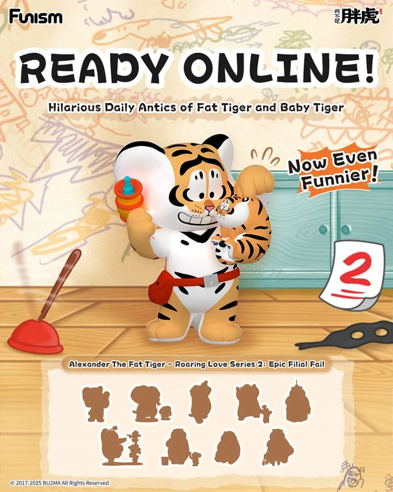 Alexander the Fat Tiger Mini Figures – Roaring Love Series 2 16