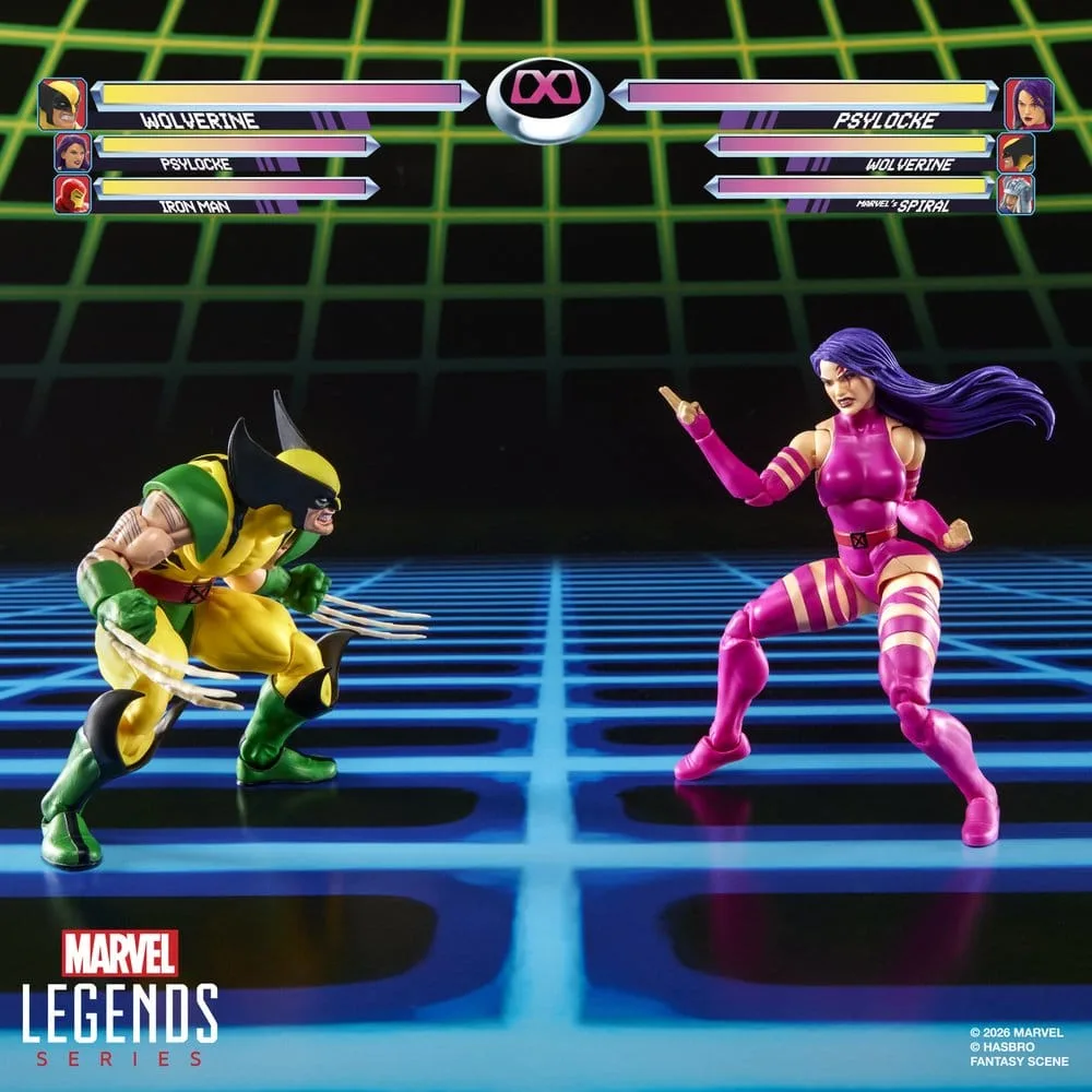Marvel Action Figures – Legends Wolverine and Psylocke 2-Pack 15.2 cm 14