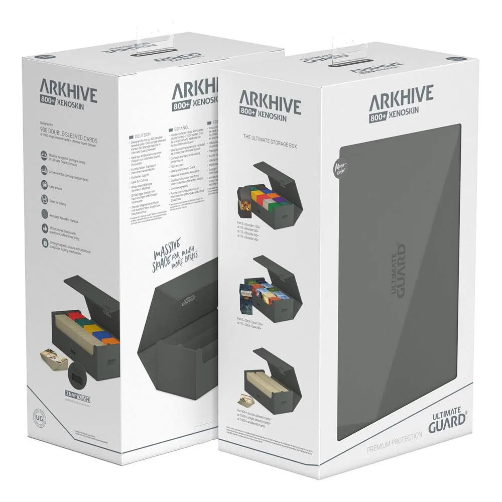 Ultimate Guard Card Box – Arkhive 800+ Xenoskin Grey 17