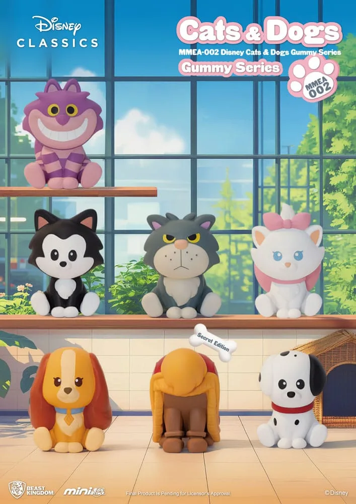 Disney Cats & Dogs Mini Figures – Gummy 3 cm Assortment 24-Pack 4