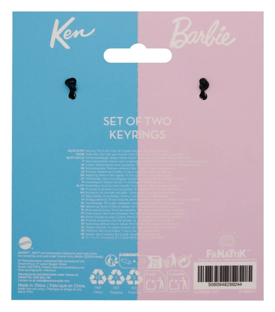 Barbie Keyring Set – Barbie and Ken Twin Box 8