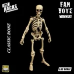 Epic H.A.C.K.S. Action Figure – Skeleton Blank Classic Bone 1/12 10