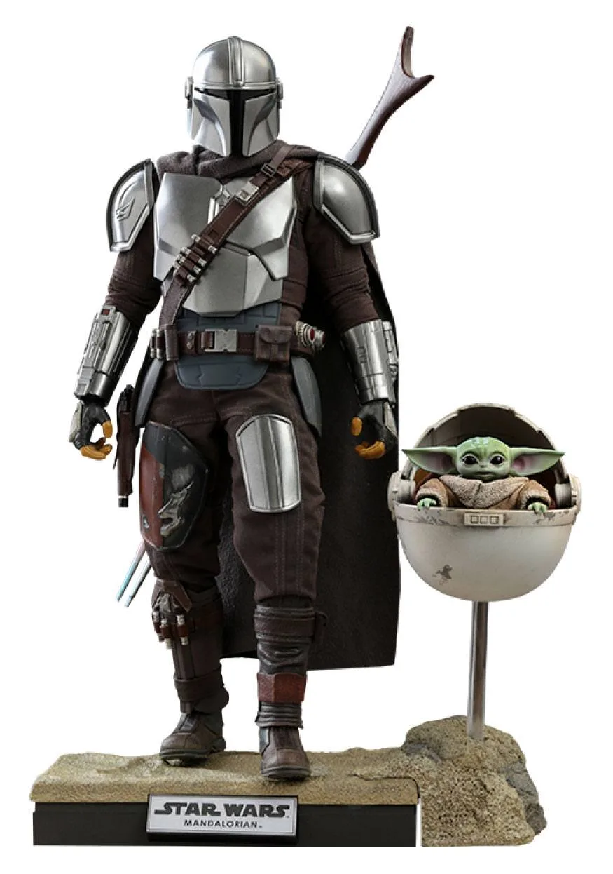 Star Wars Action Figure 2-Pack – Mandalorian and Child Deluxe 30 cm