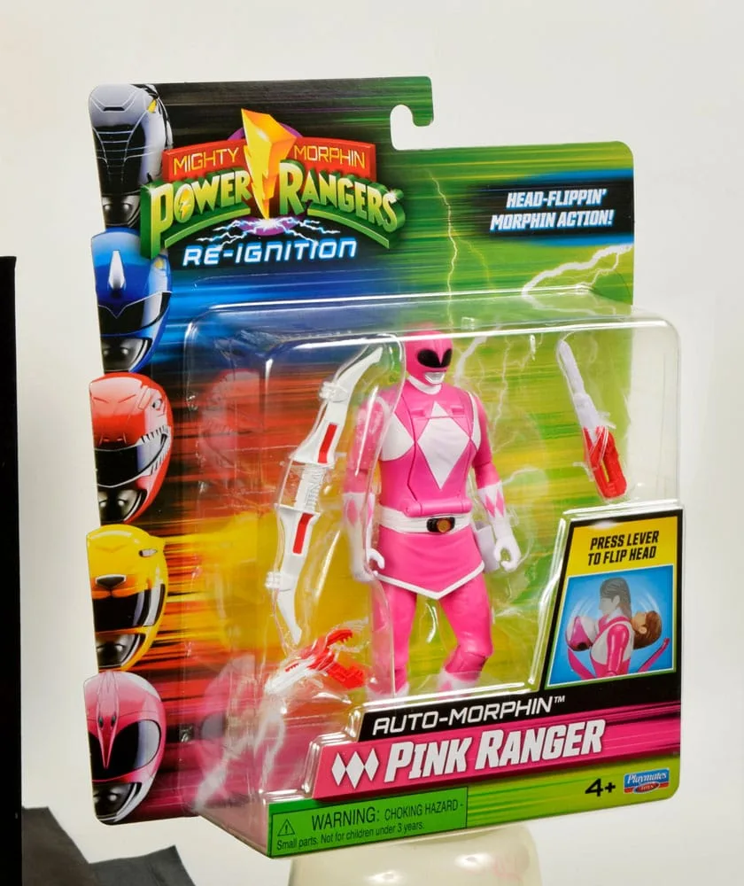 Power Rangers Action Figure – Auto-Morphin Pink Ranger 12 cm 3
