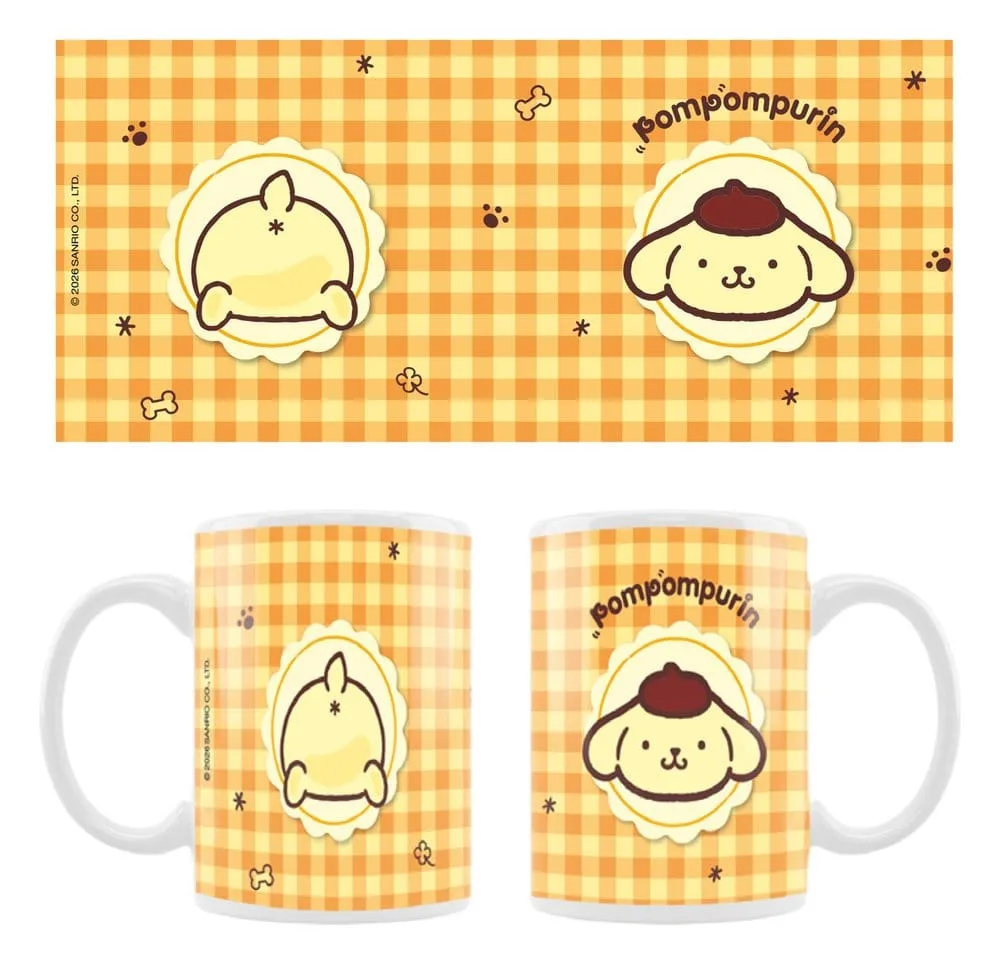 Sanrio Mug – Pompompurin Squishy Cute Purin 01