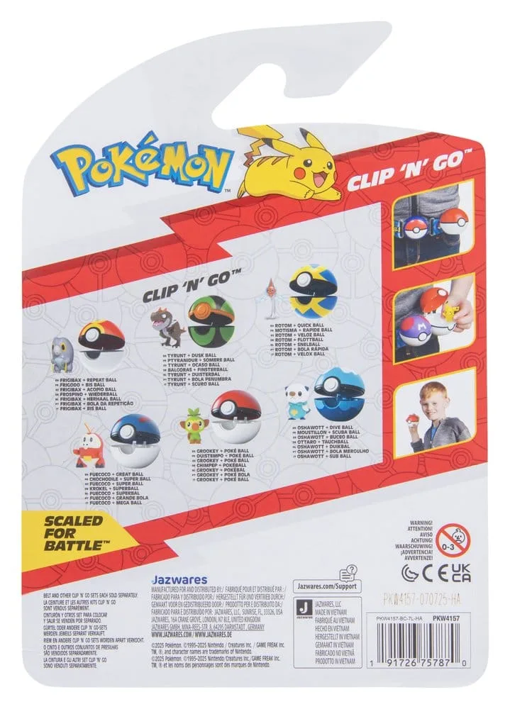 Pokémon Figure Set – Clip ‘n’ Go Grookey and Poké Ball 4