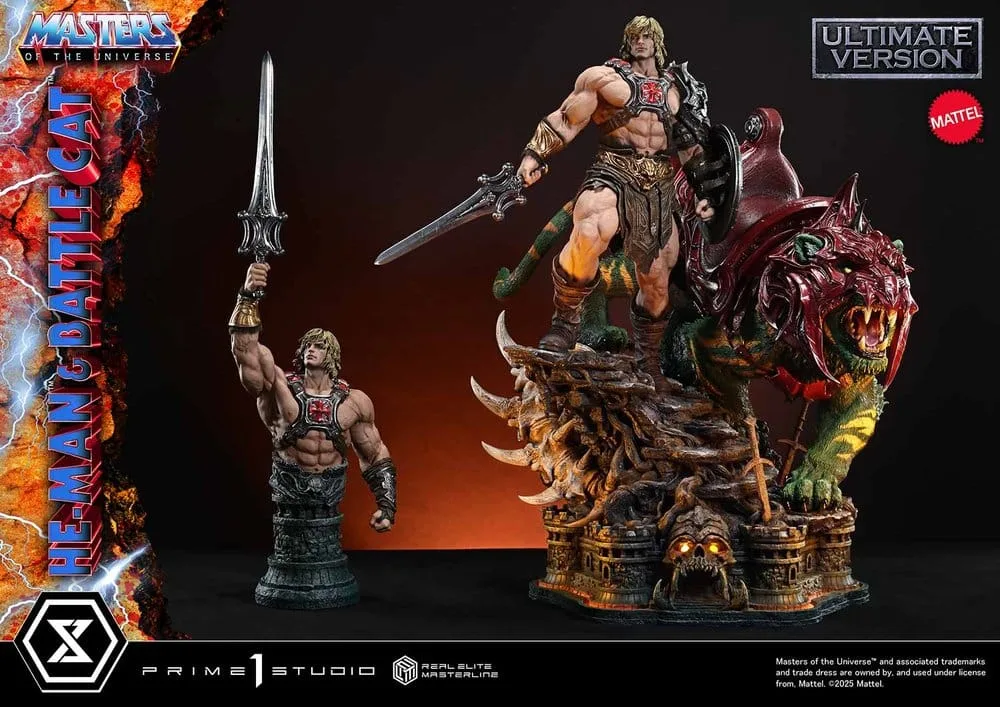 Masters of the Universe Statue – He-Man & Battle Cat 1/4 86 cm 18
