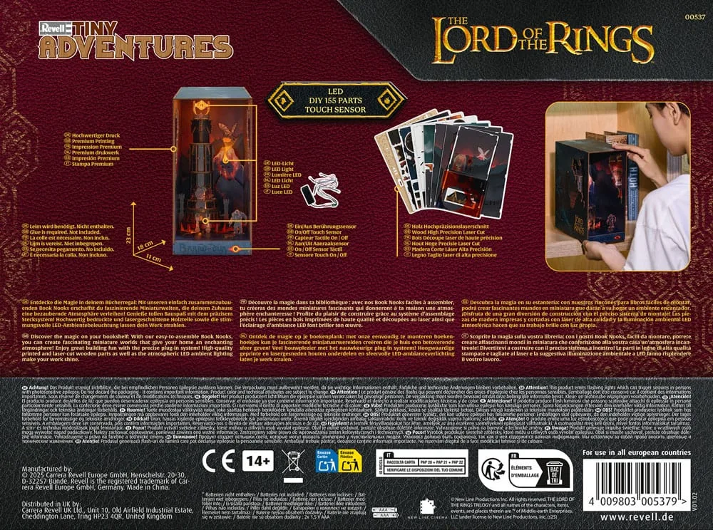 Lord of the Rings Book Nook – Barad-Dûr Mini Diorama 23 cm 10